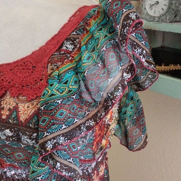 Pink Apple Native Inspired Dress - Picture 4 of 11